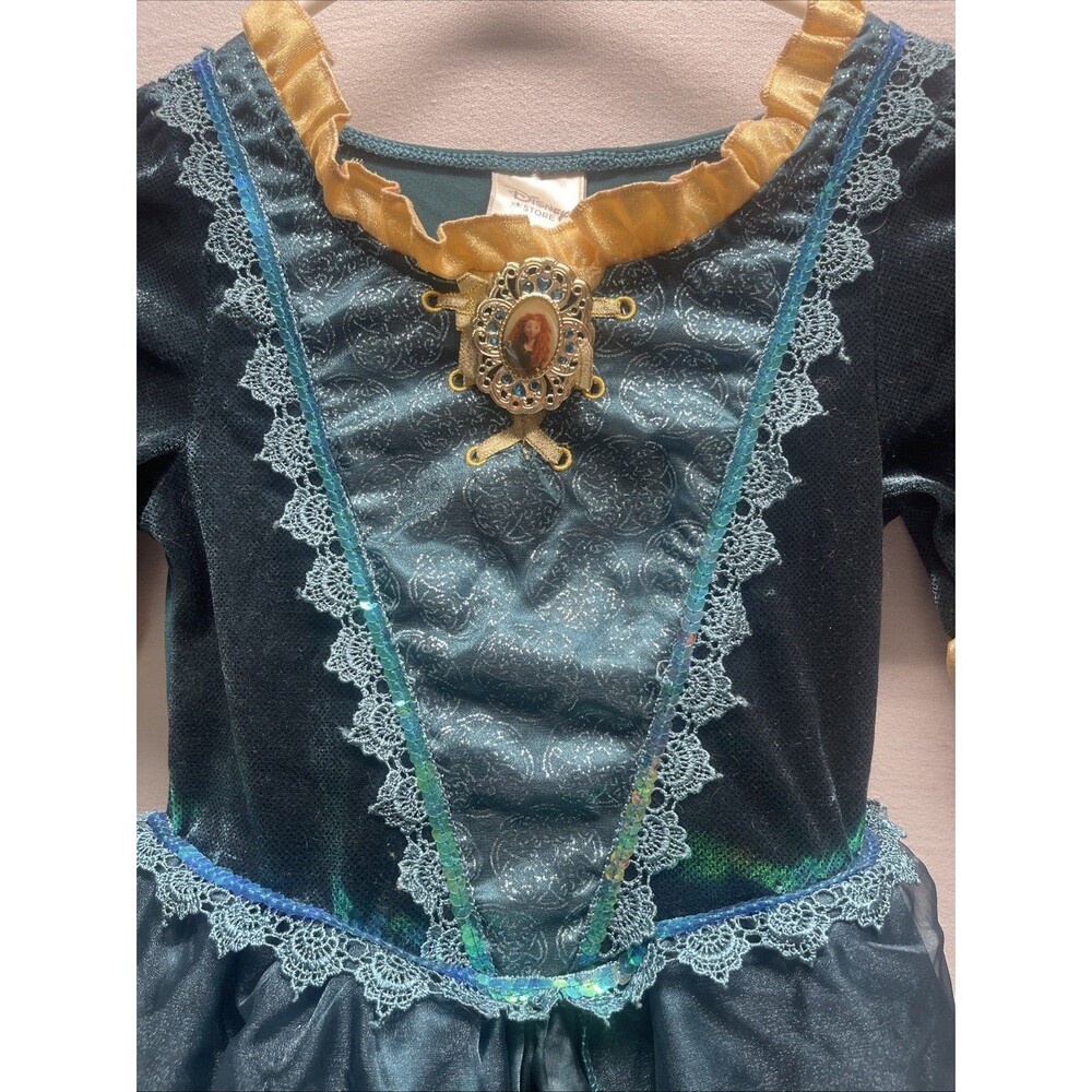 Disney Store Princess Merida Costume Brave Child Small 5-6 Halloween Costumes - Picture 2 of 14